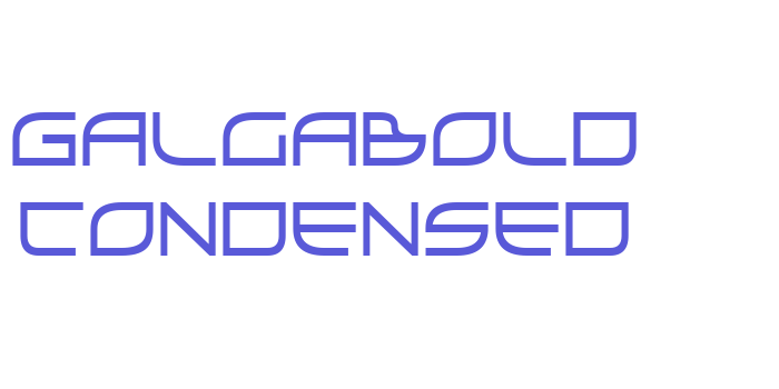 GalgaBold Condensed Font Download