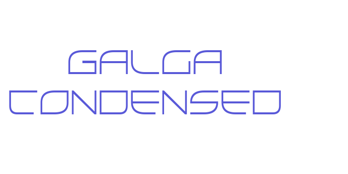 Galga Condensed Font Download