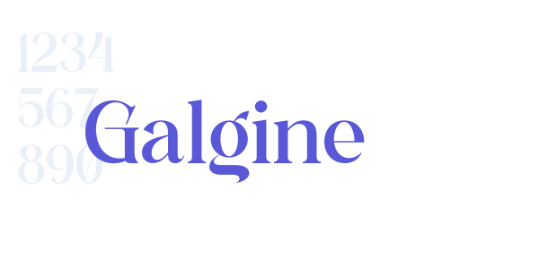 Galgine font free