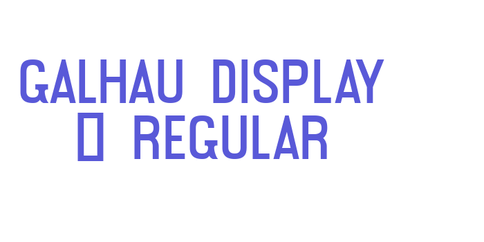 Galhau Display – Regular Font Download