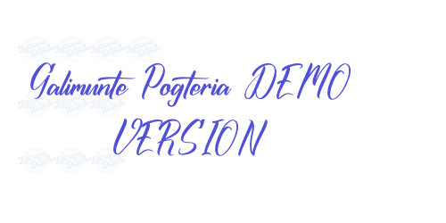 Galimunte Pogteria DEMO VERSION-font-download