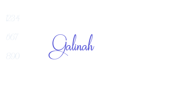 Galinah font free