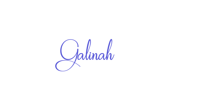 Galinah Font