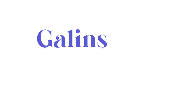 Galins Font