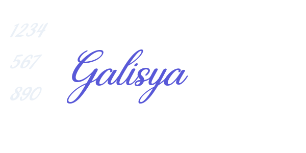 Galisya font free