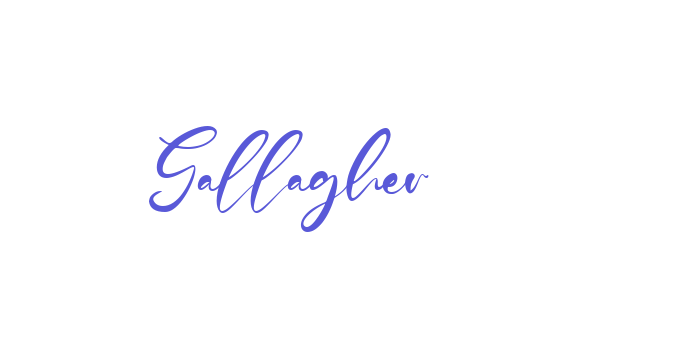 Gallagher Font Download