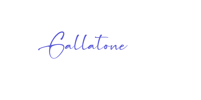 Gallatone Font