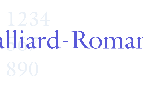 Galliard-Roman Font Download