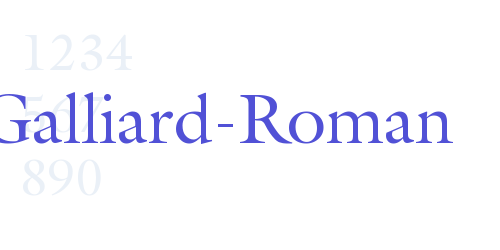 Galliard-Roman-font-download