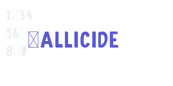 Gallicide font free