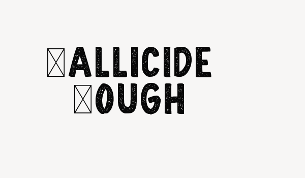 Gallicide Rough Font