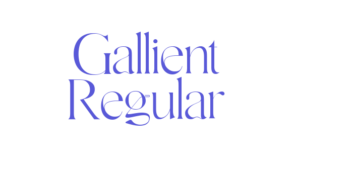 Gallient Regular Font