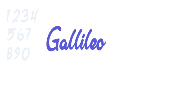 Gallileo font free