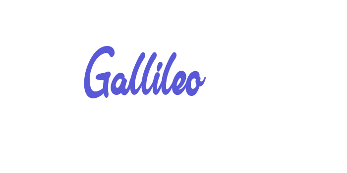 Gallileo Font