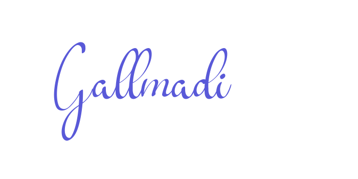 Gallmadi Font Download