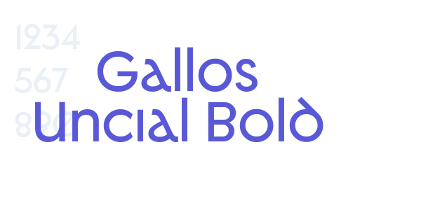 Gallos Uncial Bold font free