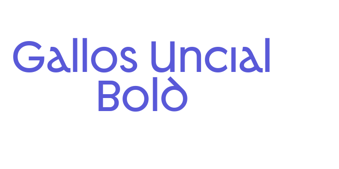 Gallos Uncial Bold Font Download