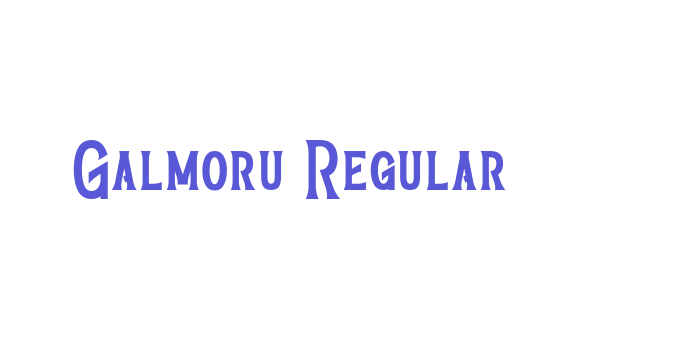 Galmoru Regular Font Download