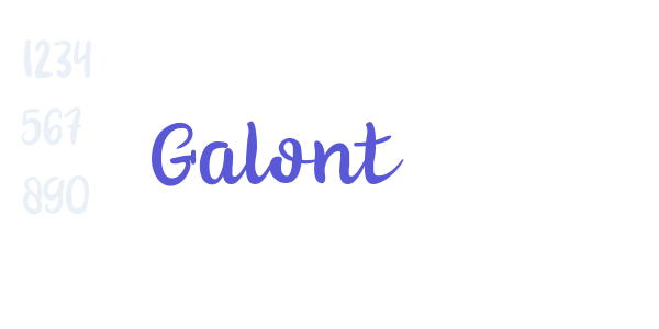 Galont font