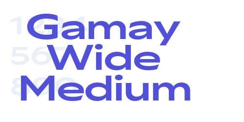 Gamay Wide Medium-font-download