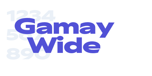 Gamay Wide-font-download