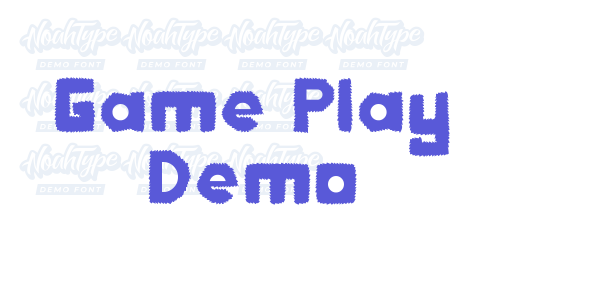 Game Play Demo font free