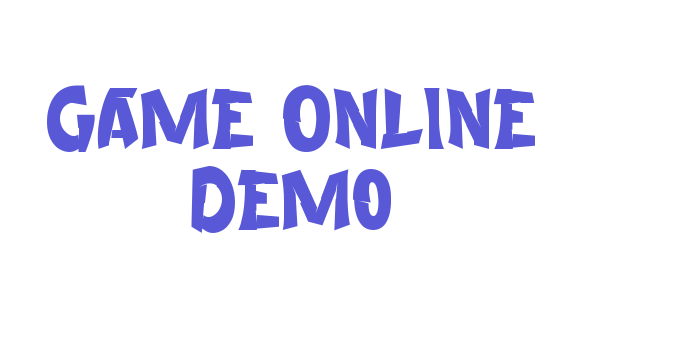 Game Online Demo Font Download