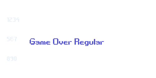 Game Over Regular-font-download