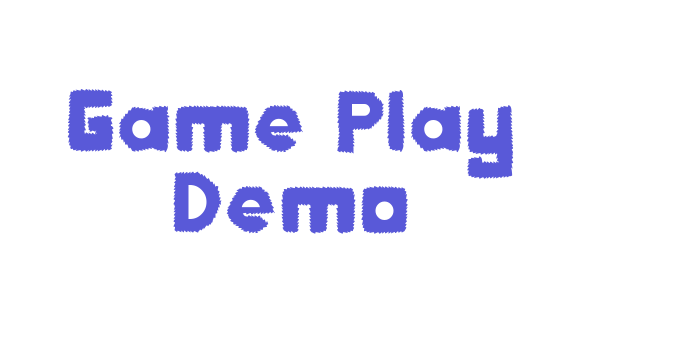 Game Play Demo Font Download