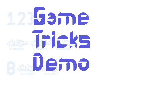 Game Tricks Demo Font Download