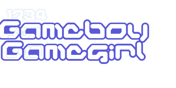 Gameboy Gamegirl font free