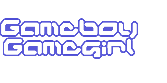 Gameboy Gamegirl Font Download