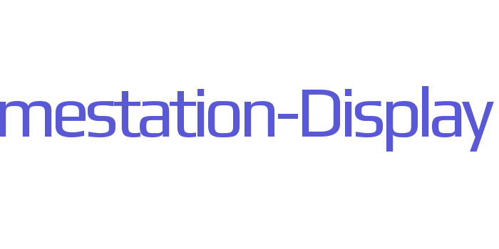 Gamestation-Display Font