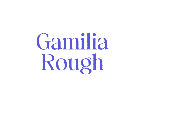 Gamilia Rough Font