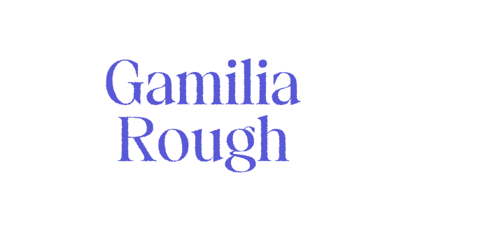 Gamilia Rough Font Download