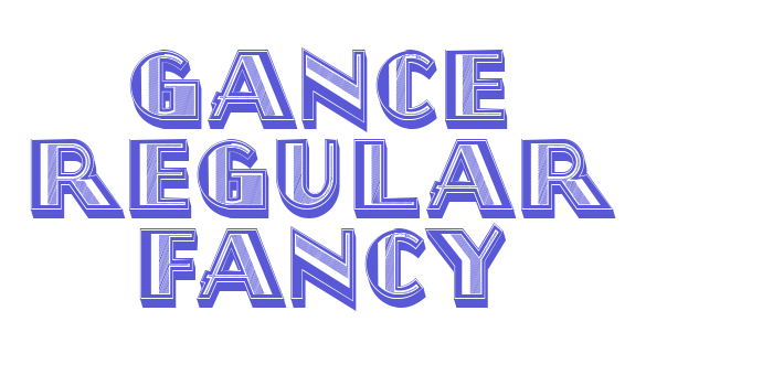 Gance Regular Fancy Font Download