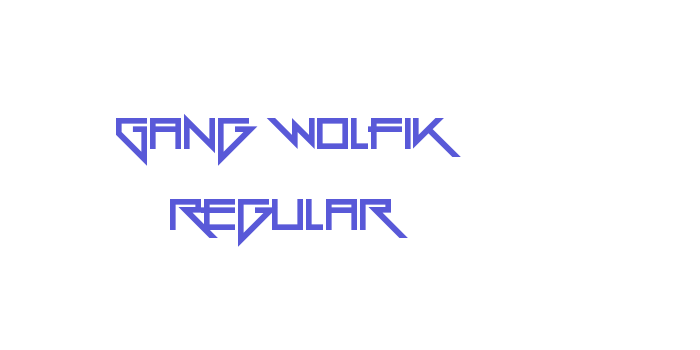 Gang Wolfik Regular Font Download