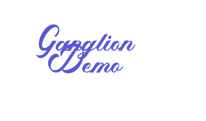 Ganglion Demo Font Download