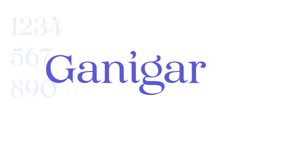 Ganigar font free