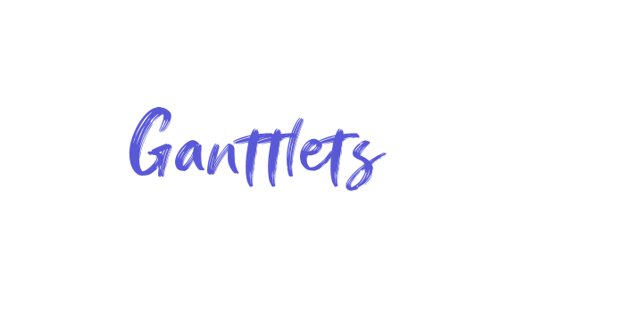 Ganttlets Font Download