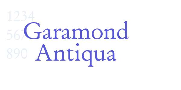 Garamond Antiqua font free