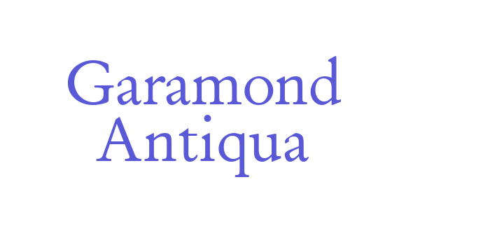 Garamond Antiqua Font Download