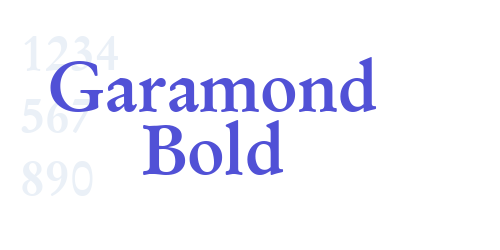 Garamond Bold
