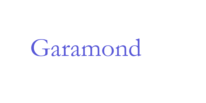 Garamond Font Download