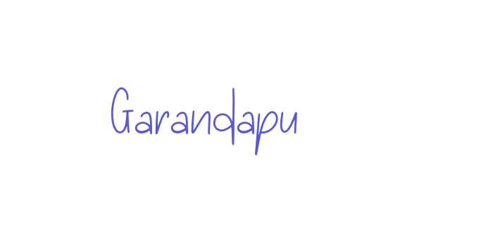 Garandapu Font Download