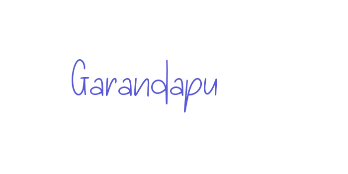 Garandapu Font