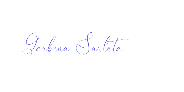 Garbina Sarleta Font Download