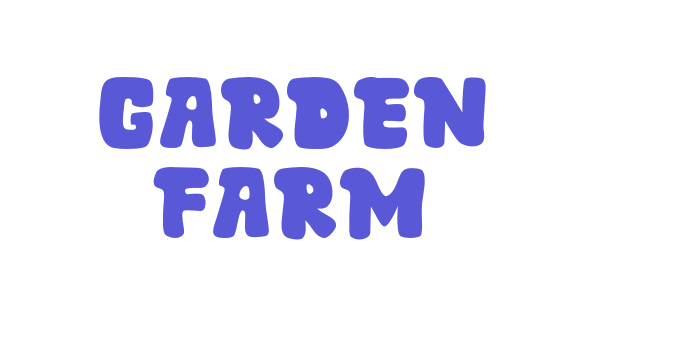 Garden Farm Font