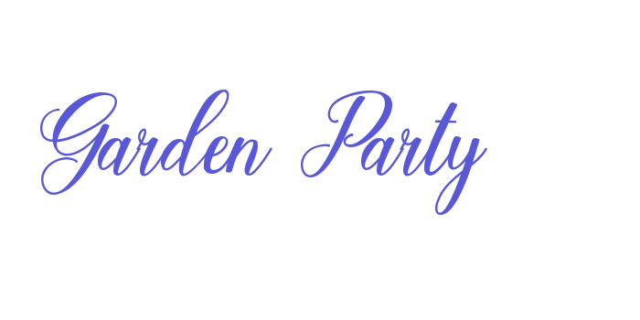 Garden Party Font