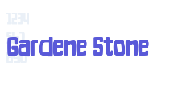 Gardene Stone font